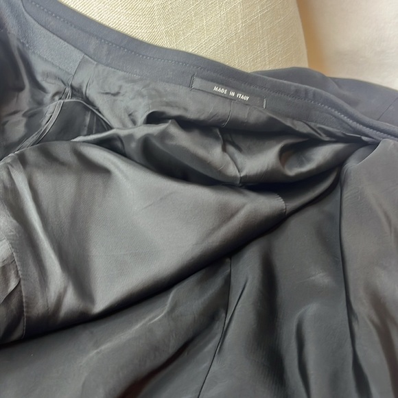 Armani Collezioni Men Wool Tuxedo Blazer 44R  Black Single Breasted Satin Lapel - Picture 8 of 11